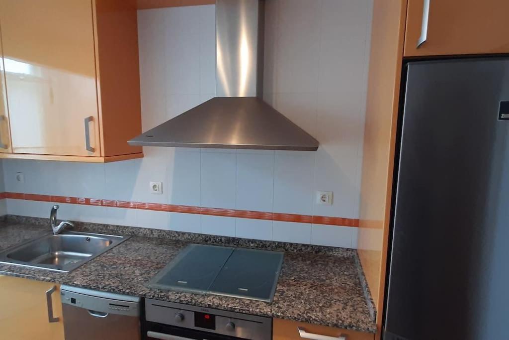 Apartamento 1ª Linea Con Vistas A La Playa Daire San Ciprián Dış mekan fotoğraf